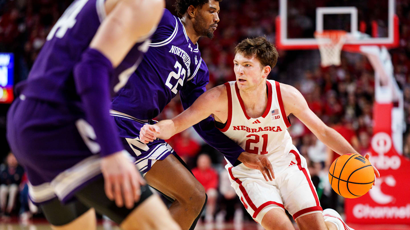Nebraska Pummels Northwestern Men's Basketball, 68-49, in Valentine's Day Massacre
