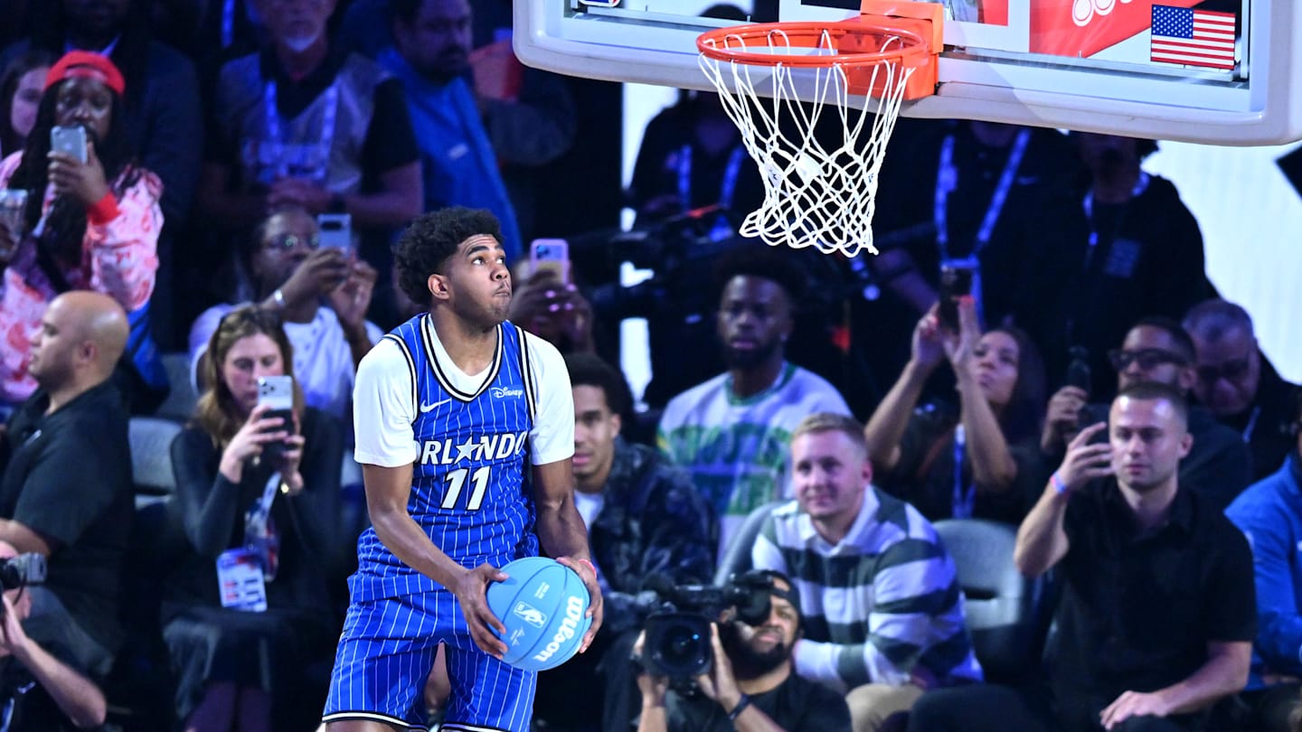 Jase Richardson followed his father into the Dunk Contest on Saturday. Now he works to make his own legacy with the Orlando Magic.