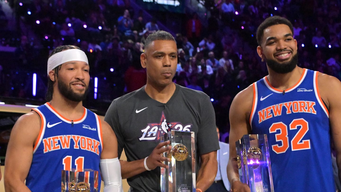 Team Knicks at NBA Shooting Stars