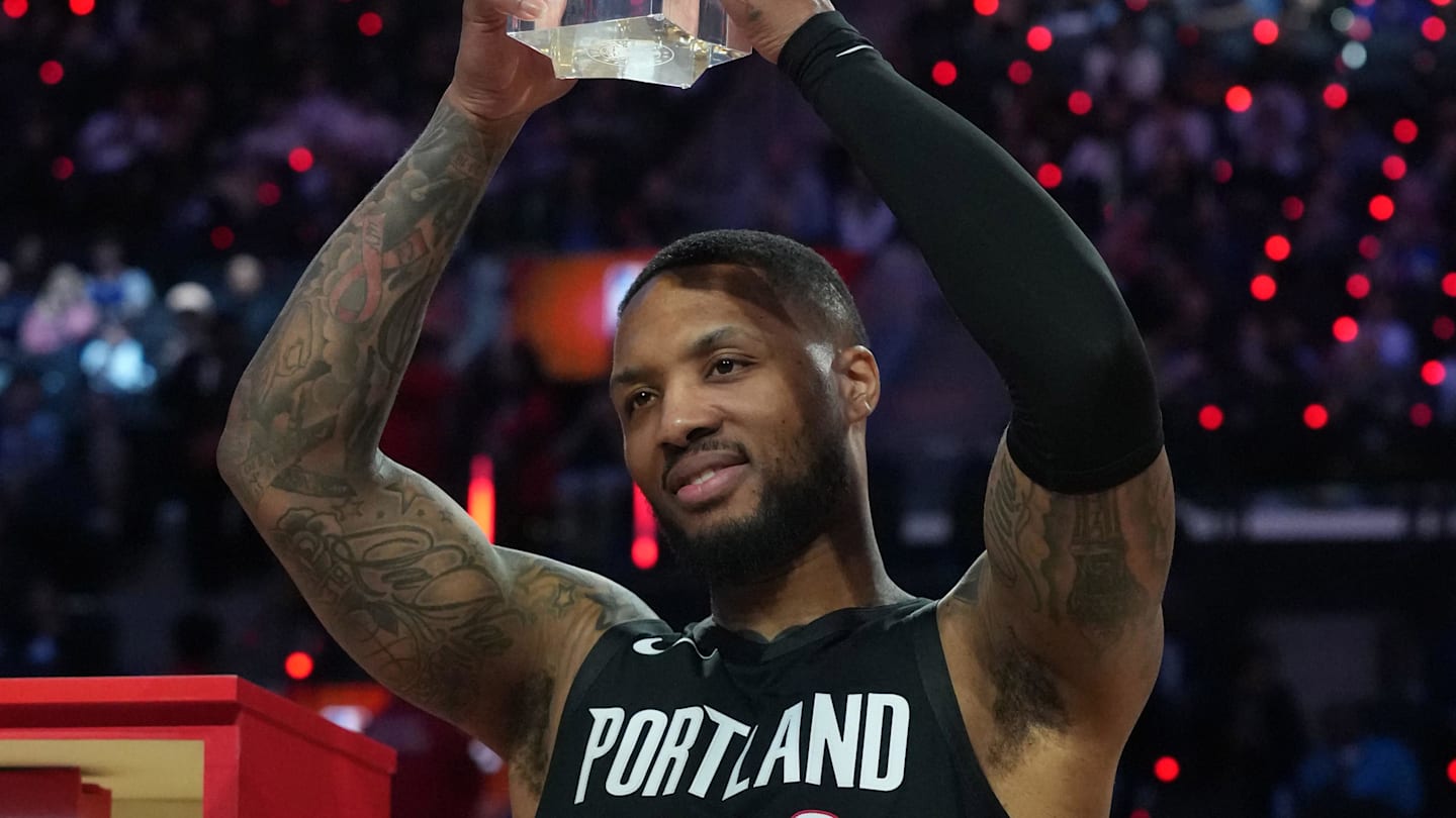 Blazers' Damian Lillard Eyes History After Three-Point Contest Win