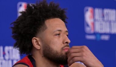 Feb 13, 2026; Inglewood, California, USA;  Team USA Stars guard Cade Cunningham (2): Jayne Kamin-Oncea-Imagn Images