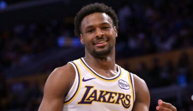 Los Angeles Lakers guard Bronny James