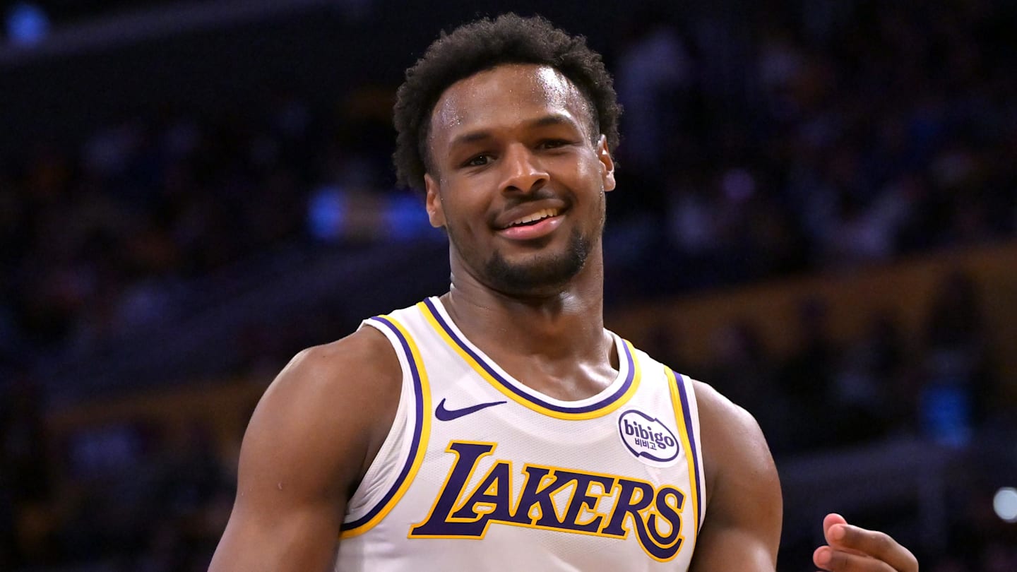 Los Angeles Lakers guard Bronny James