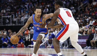 OKC Thunder Big Man Jaylin Williams Enjoys Career Night vs. Pistons