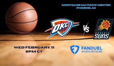 OKC Thunder vs. Phoenix Suns WED 02/11/26