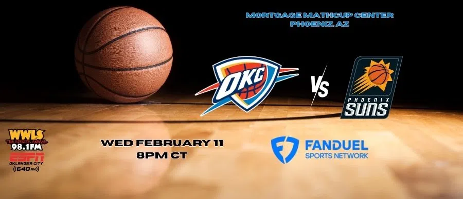 OKC Thunder vs. Phoenix Suns WED 02/11/26