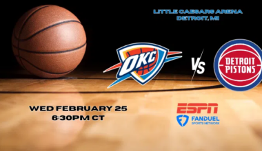 OKC Thunder vs. Detroit Pistons WED 02/25/26