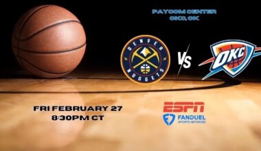Denver Nuggets vs. OKC Thunder FRI 02/27/26