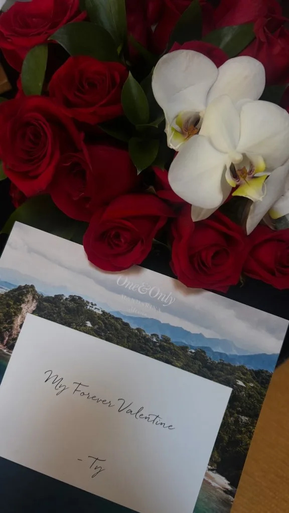 Jade Jones shared a photo on Wednesday of what appeared to be a Valentine’s Day gift from Tyrese Haliburton. Instagram/@jadeeejones