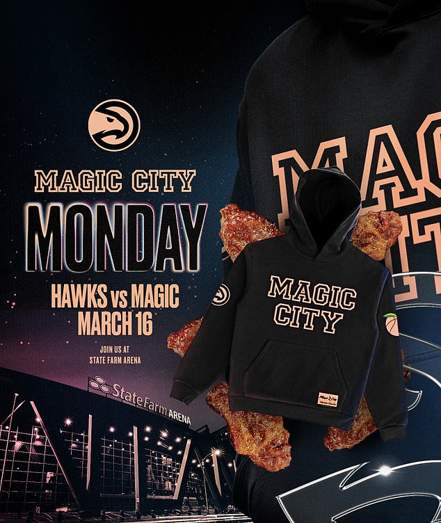 The Atlanta Hawks are hosting 'Magic City Monday' as a partnership with the famous strip club