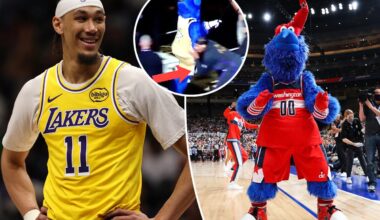 Wizards mascot hires attorney after Jaxson Hayes shoving incident