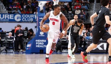 Pistons set franchise record with 53-point rout of Nets