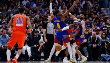 Best images from Thunder's 121-111 win over Nuggets