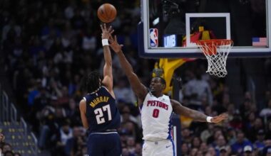Pistons, Nuggets celebrating 1st-time All-Stars ahead of clash