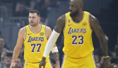 Lakers wrap up eight-game trek against woeful Nets