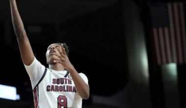 Joyce Edwards' 28 points lead No. 3 South Carolina to a 71-56 victory over Texas A&M