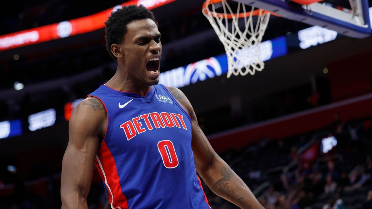 Sources: Pistons' Jalen Duren joins NBA slam dunk contest