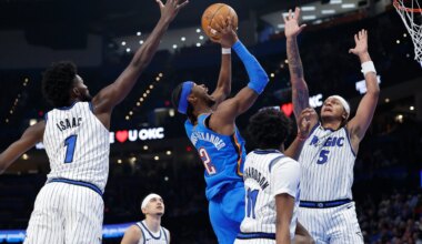 Best images from Thunder's 128-92 win over Magic