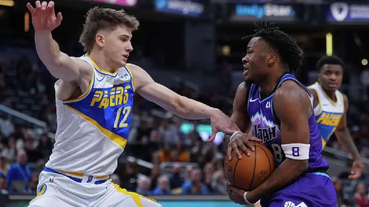 Collier posts career-high 22 assists as Jazz pick up 131-122 win over Indiana