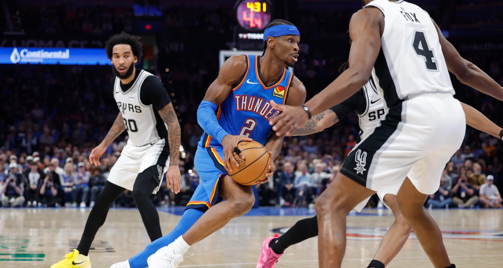Watch Thunder vs. Spurs game today: TV channel, time, streaming