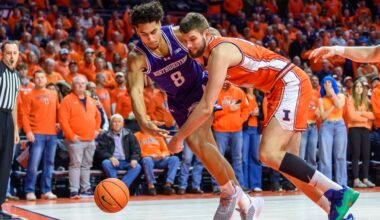 No. 5 Illinois makes 17 3-pointers, beats Northwestern 84-44 for 12th straight win