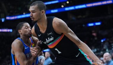 Johnson, Wembanyama lead Spurs to 4th win over OKC, beating the injury-depleted Thunder 116-106