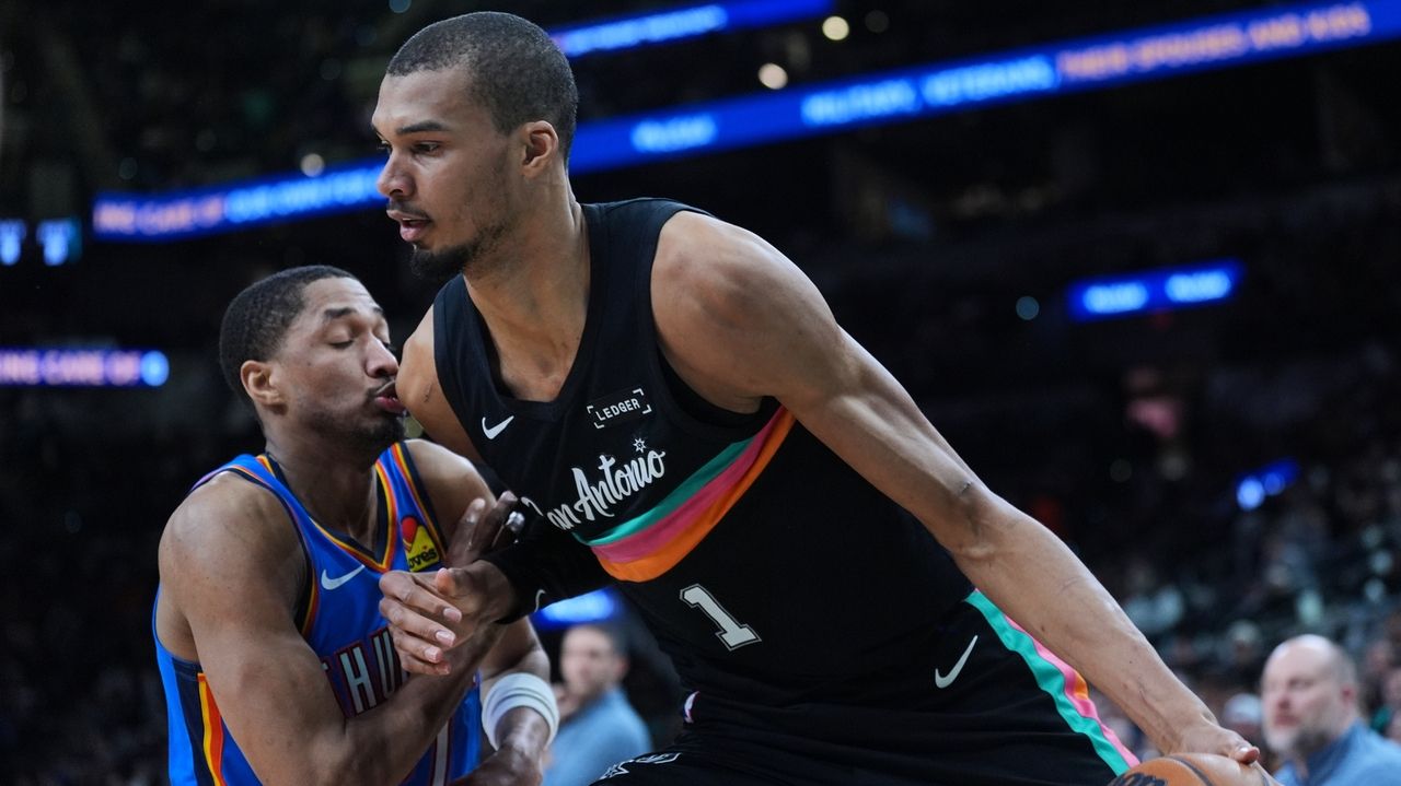 Johnson, Wembanyama lead Spurs to 4th win over OKC, beating the injury-depleted Thunder 116-106
