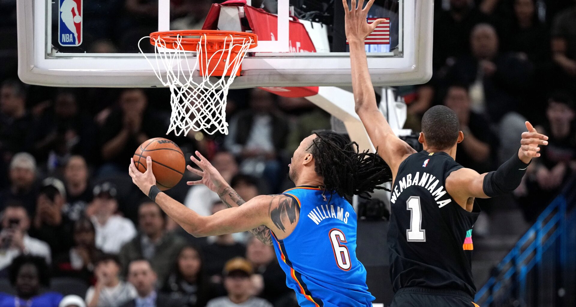 Best images from Thunder's 116-106 loss to Spurs