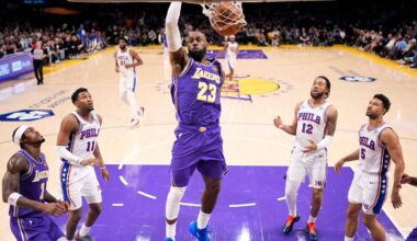 Austin Reaves scores 35, Lakers overcome Luka's injury departure for 119-115 win over Sixers