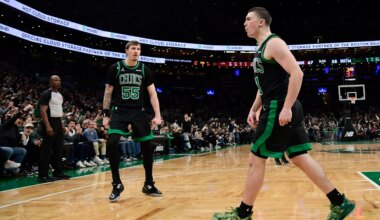 Celtics survive early drought to beat the Heat at home (PHOTOS)