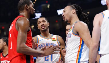 Best images from Thunder's 112-106 loss to Rockets