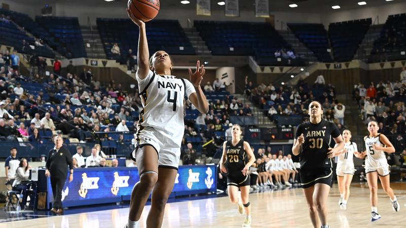 Scorching Second Half Sends Navy to Record Ninth-Consecutive PL Win