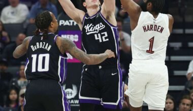 Harden scores 23 in Cavaliers debut, Mitchell leads with 35 in 132-126 win over Kings