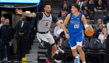 The ball bounced Castle's way for a career-high 40 points in triple-double in Spurs' win over Mavs