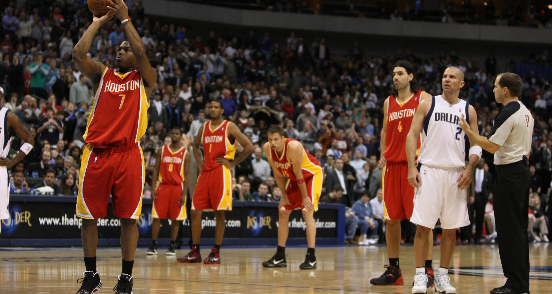 Rockets jersey history No. 7