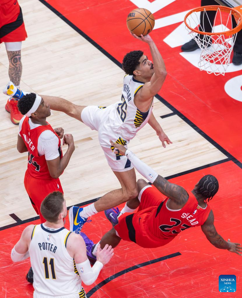 Toronto Raptors vs. Indiana Pacers-Xinhua