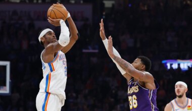 Full injury report for Monday's Thunder vs. Lakers matchup