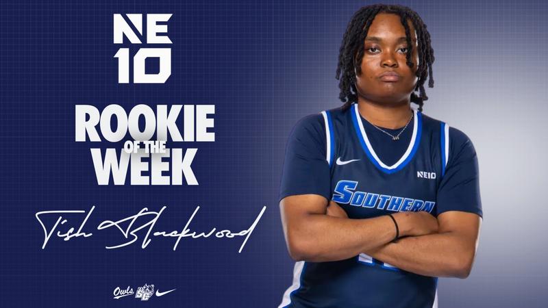 Tish Blackwood Named Northeast 10 Conference Rookie of the Week for Fourth Straight Week
