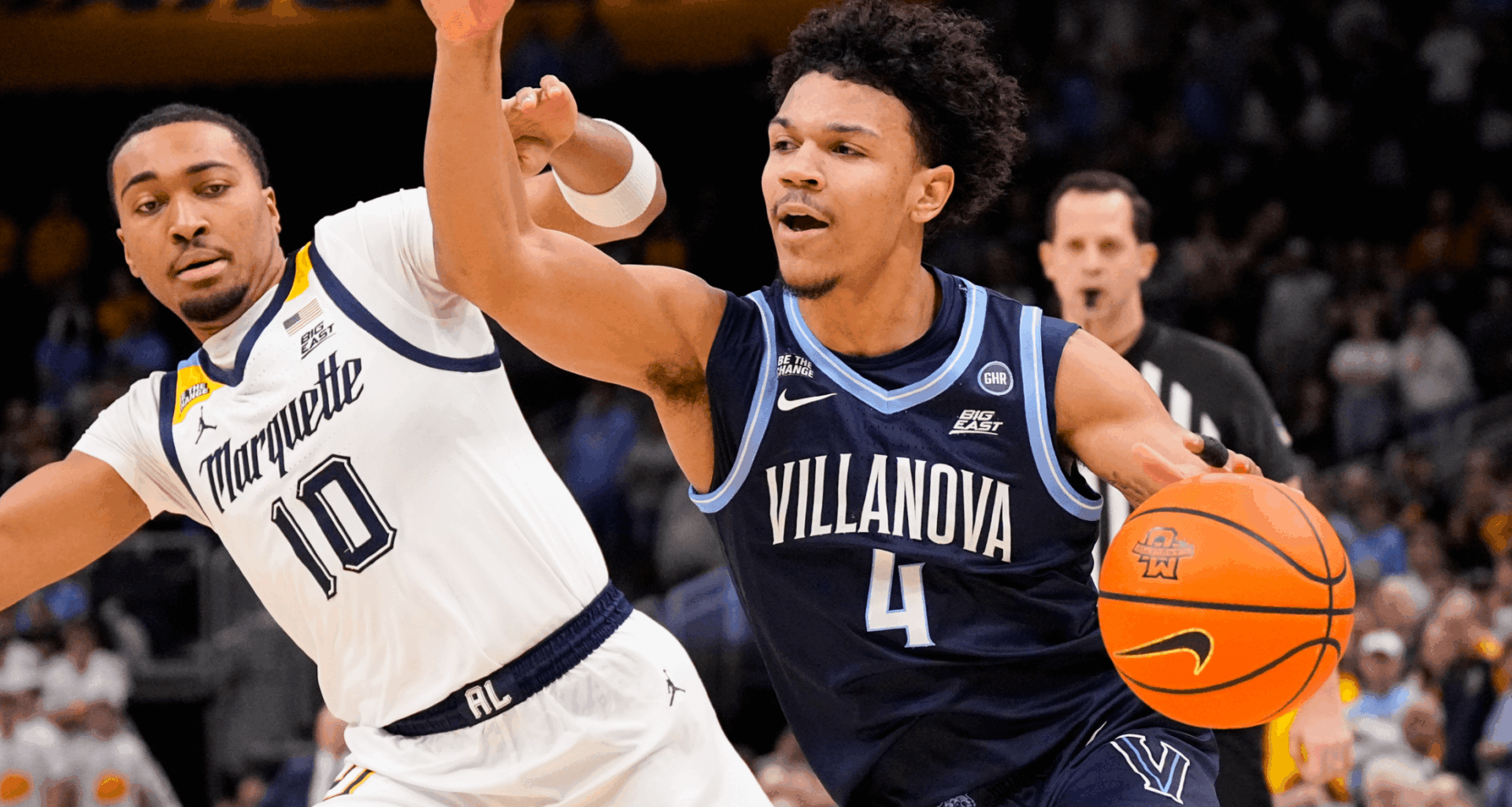 Villanova Wildcats Tyler Perkins Marquette Golden Eagles college basketball