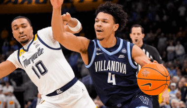 Villanova Wildcats Tyler Perkins Marquette Golden Eagles college basketball