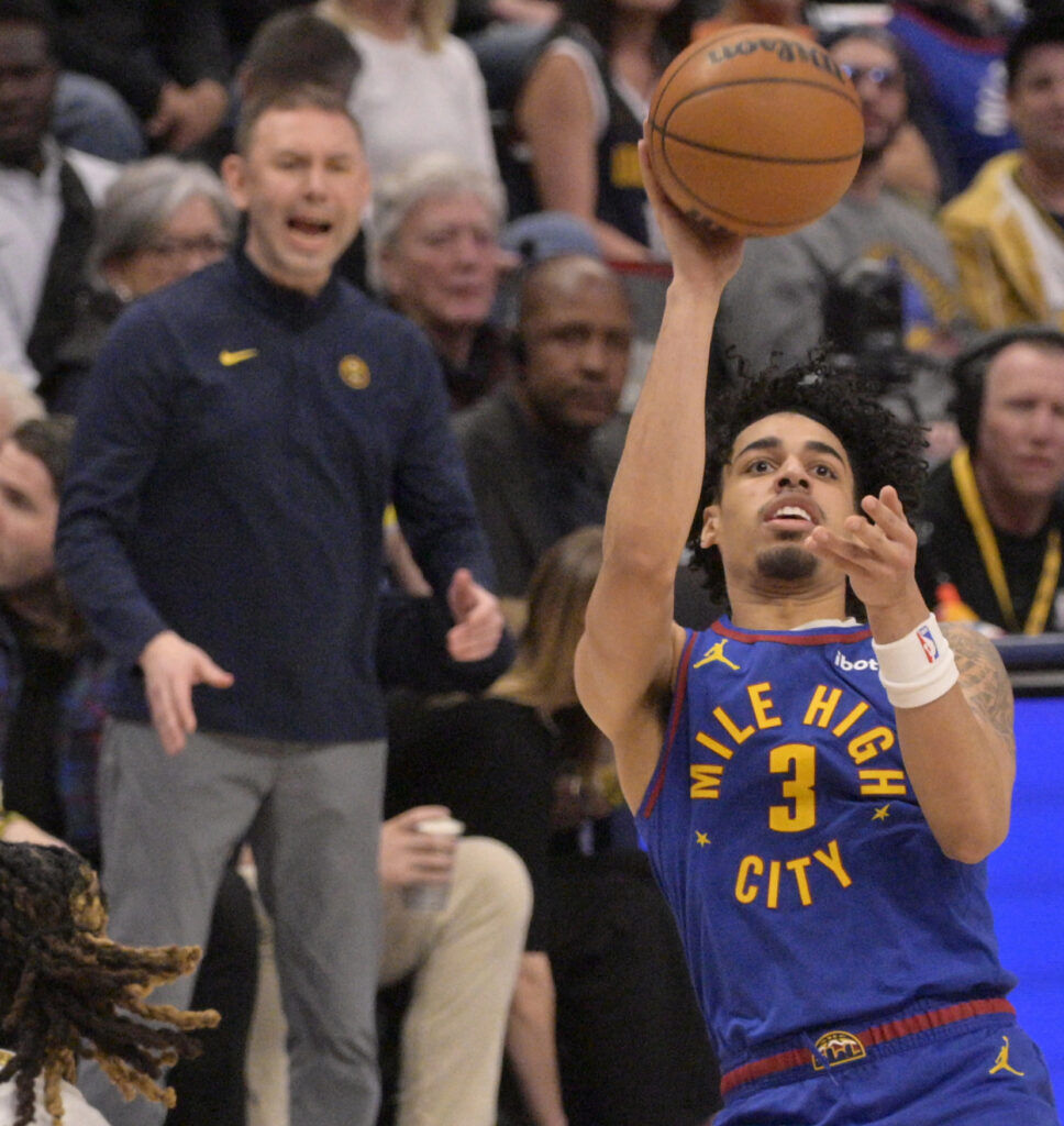 Denver Nuggets guard Julian Strawther