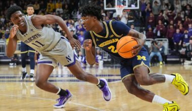 Cason leads second-half rally as No. 2 Michigan knocks off Northwestern, 87-75