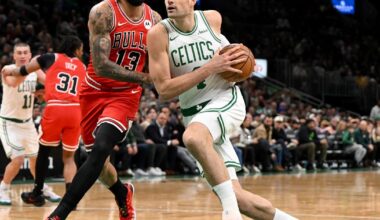 Celtics beat injury-riddled Bulls 124-105 as Vucevic scores 19 against his former team