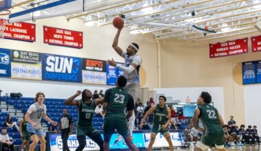 No. 9 Men's Basketball Erupts in Second-Half, Tramples Webber Int'l 105-63