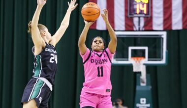 Cleveland State Women’s Basketball Takes Down Green Bay In Overtime, 83-82