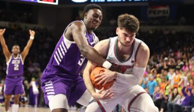 Phoenix, AZ Feb.11, 2026:  The Lopes rally from a 20-point deficit only to fall 64-70 against New Mexico at Global Credit Union Arena. David Kadlubowski/GCU