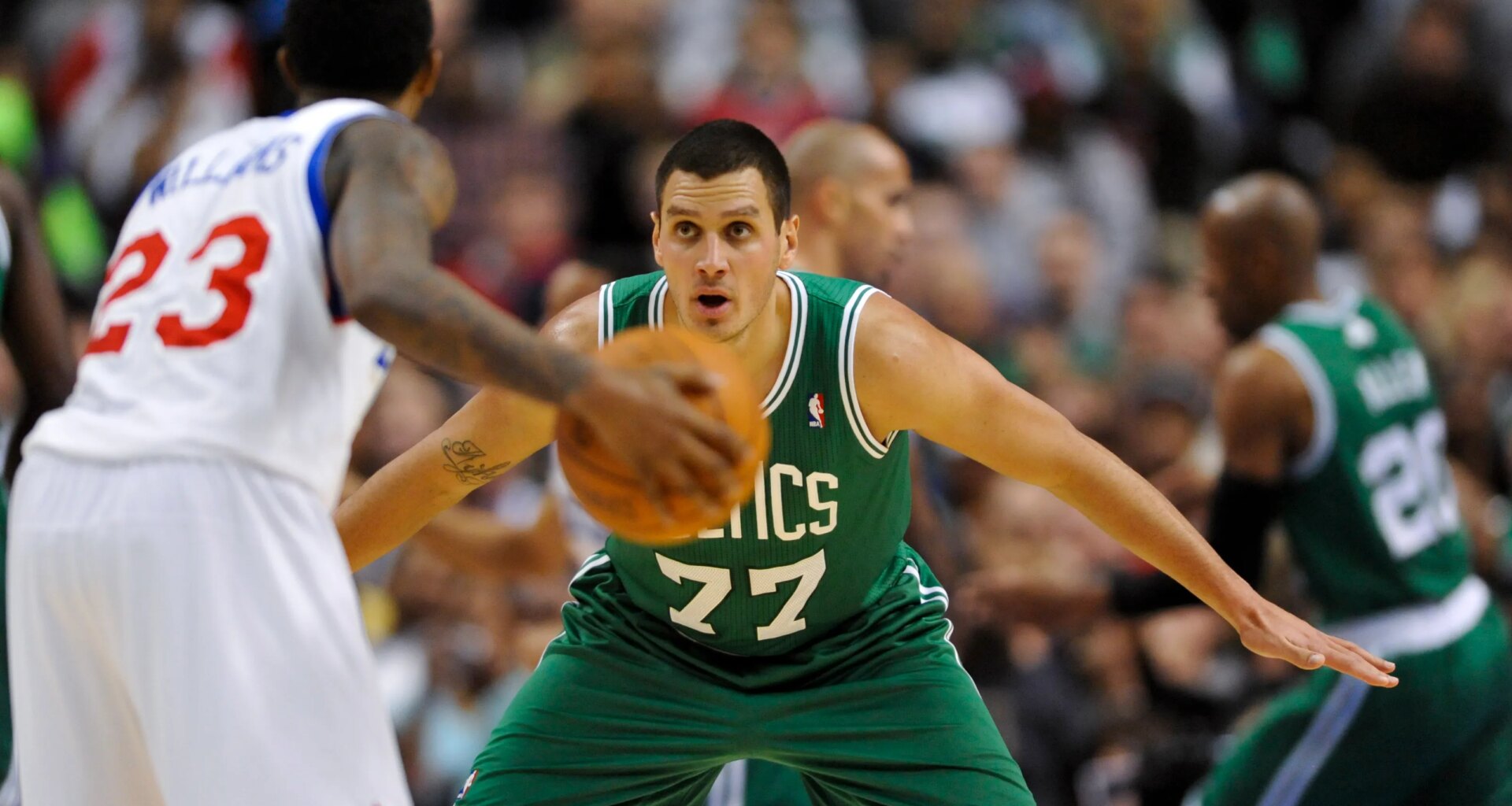 Celtics jersey history No. 77