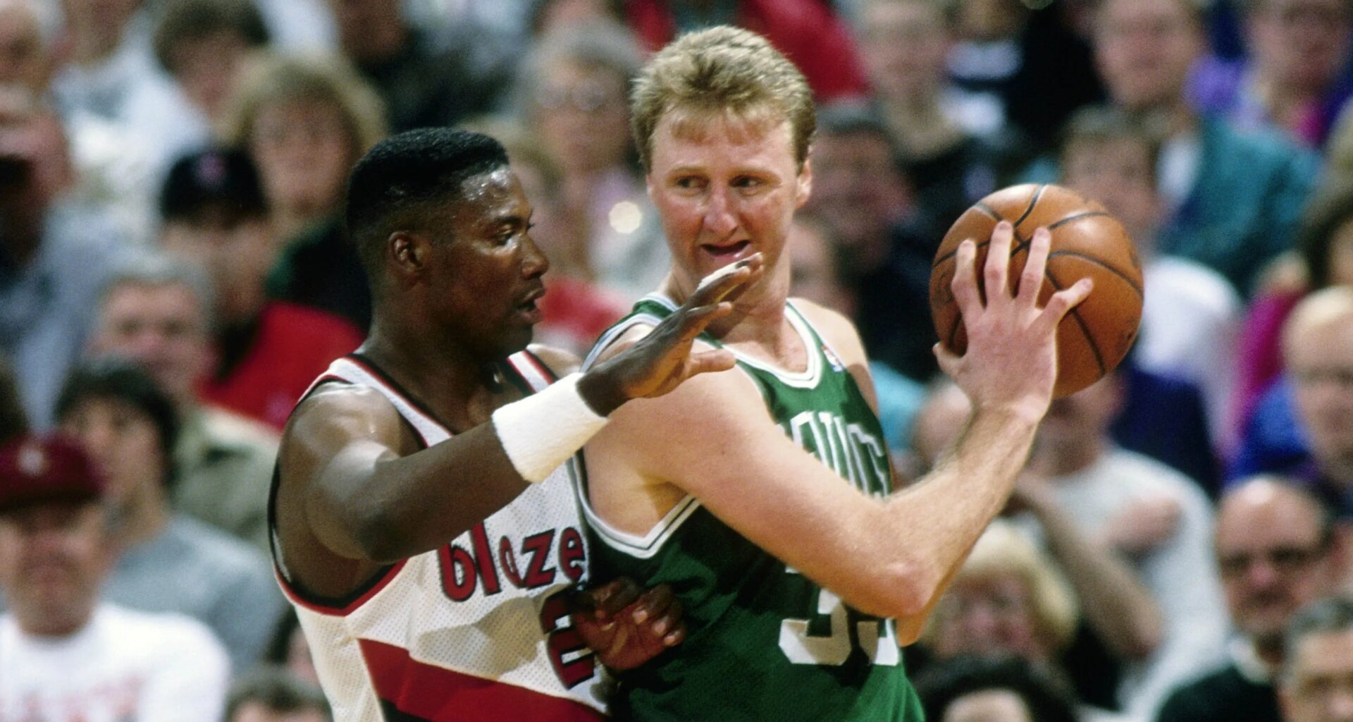 Larry Bird's left-handed game; Edney, Babb born