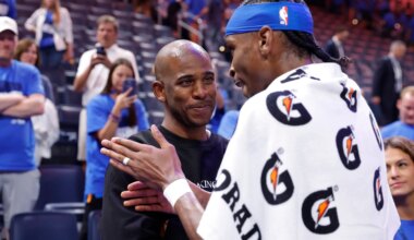 Shai Gilgeous-Alexander reflects on Chris Paul's retirement: 'It’s sad'