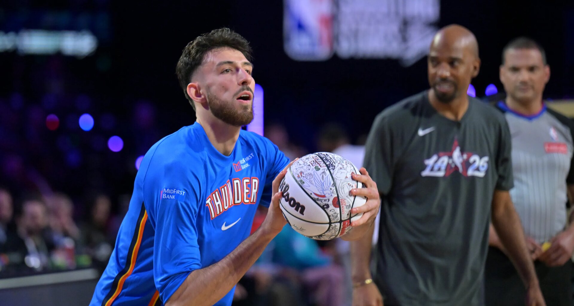 How did Chet Holmgren do in Shooting Stars event?